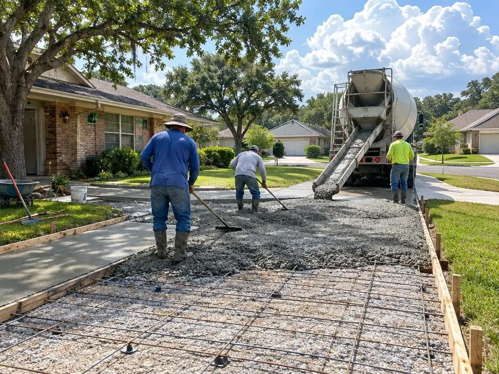 Concrete Driveways in College Station, TX