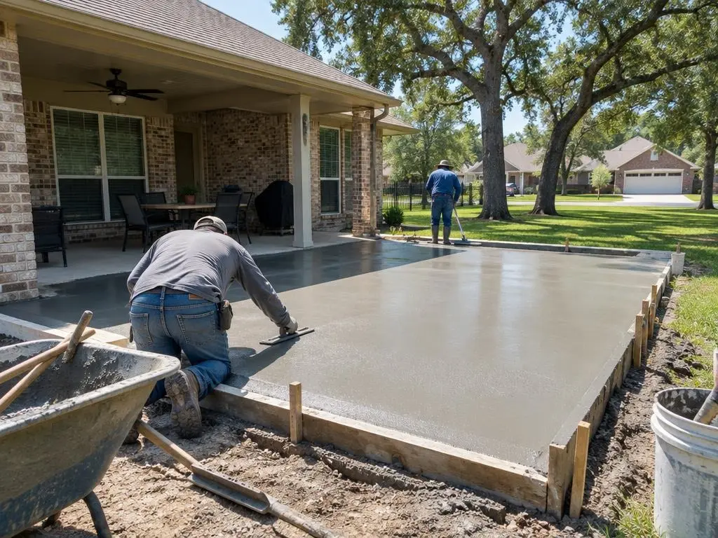 Concrete Patios in College Station, TX